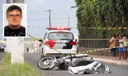 Motociclista morre após passar mal e bater violentamente em poste de avenida em Marília