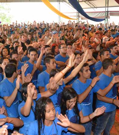 Mesmo com muita chuva, 3º Acampamento Juvenil é encerrado com grande vibração dos participantes