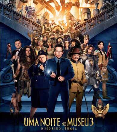 'Uma Noite no Museu 3 - O Segredo da Tumba' chega ao Cine Teatro Lucila Nascimento
