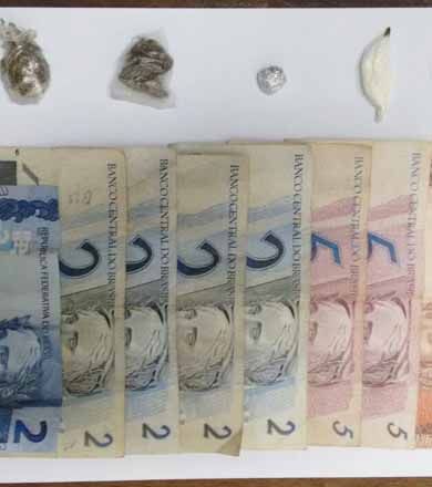 Encontrado com porções de drogas, jovem de 18 anos vai parar na cadeia