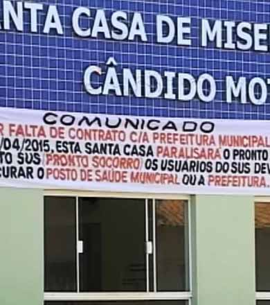 PA da Santa Casa de Cândido Mota pode fechar por falta de verba