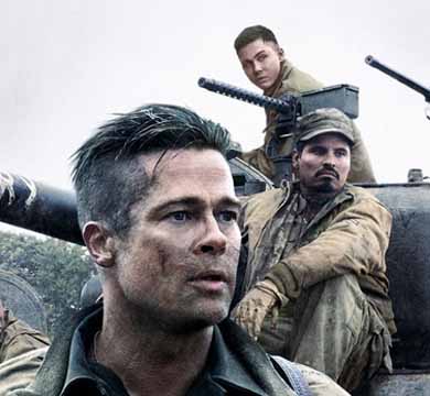 Com Brad Pitt, 'Corações de Ferro' chega ao cinema de Paraguaçu Paulista