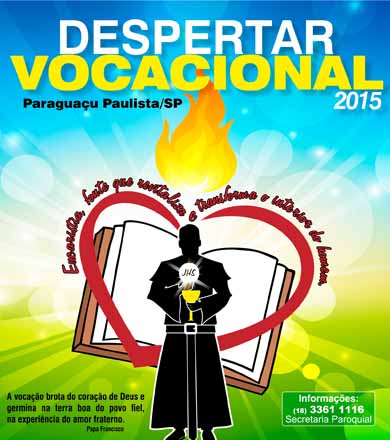 Despertar Vocacional acontece neste domingo em Paraguaçu Paulista