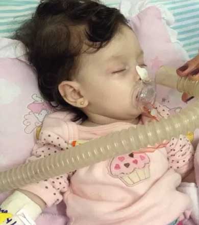 Bebê consegue vaga em hospital especializado em São Paulo