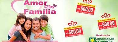 ACE divulga ganhadores dos vales-compra de R$ 500 da campanha “Amor + Família”