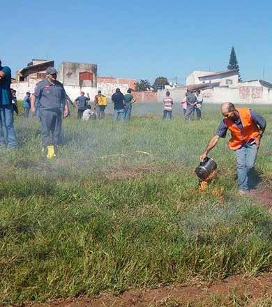 Defesa Civil de Paraguaçu faz treinamento de brigadistas em parceria com o Corpo de Bombeiros