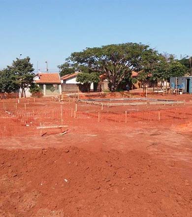 Iniciada a construção da nova creche pela Raízen em Paraguaçu