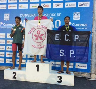 Nadador paraguaçuense é campeão brasileiro