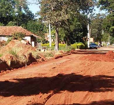 Sapezal recebe mais uma etapa de pavimentação