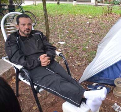 Servidor de Paraguaçu entra no 3º dia de greve de fome