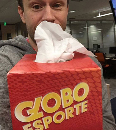 Leifert chora em adeus ao Globo Esporte: “Diziam que duraria uma semana”