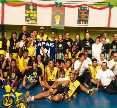 APAE de Paraguaçu Paulista é campeã do 1º Torneio de Voleibol entre as Apaes da região