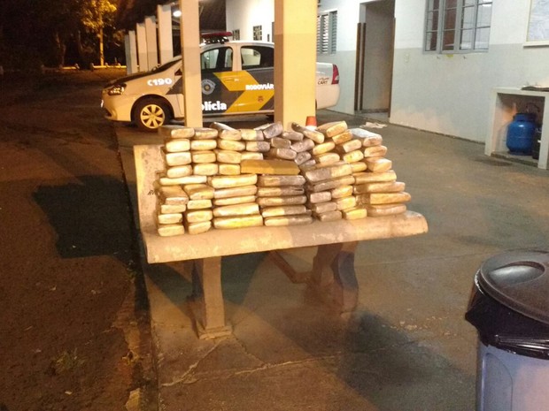 Polícia apreende mais de 60 quilos de maconha em Assis