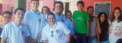Leo Clube de Paraguaçu promove atividade da Semana da Dignidade da Criança