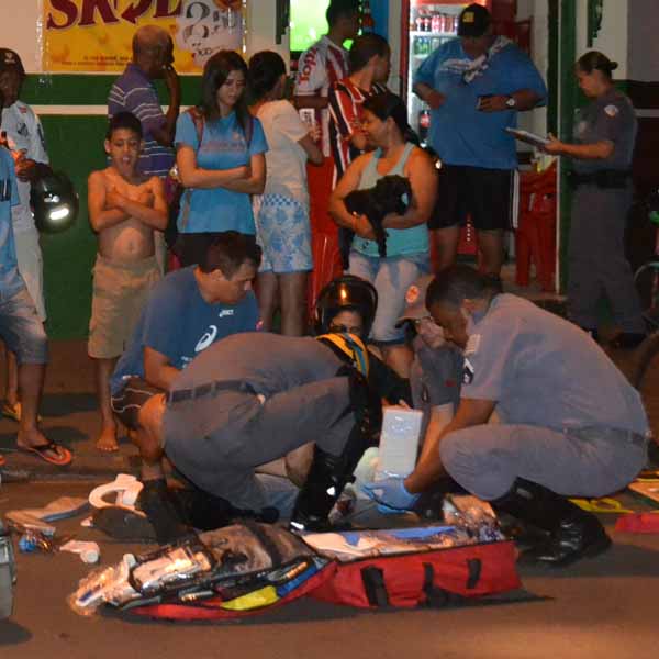 Motorista foge sem prestar socorro ao bater em moto na Av. Sete de Setembro