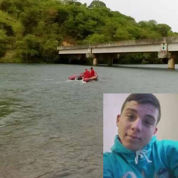 Bombeiros continuam buscas após jovem pular de ponte em Chavantes