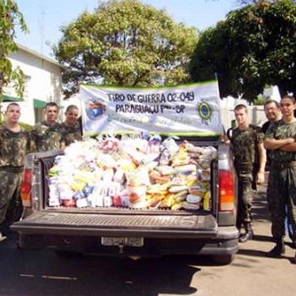 TG encerra campanha “Arroz com Feijão 2015” neste final de semana com arrecadação porta a porta