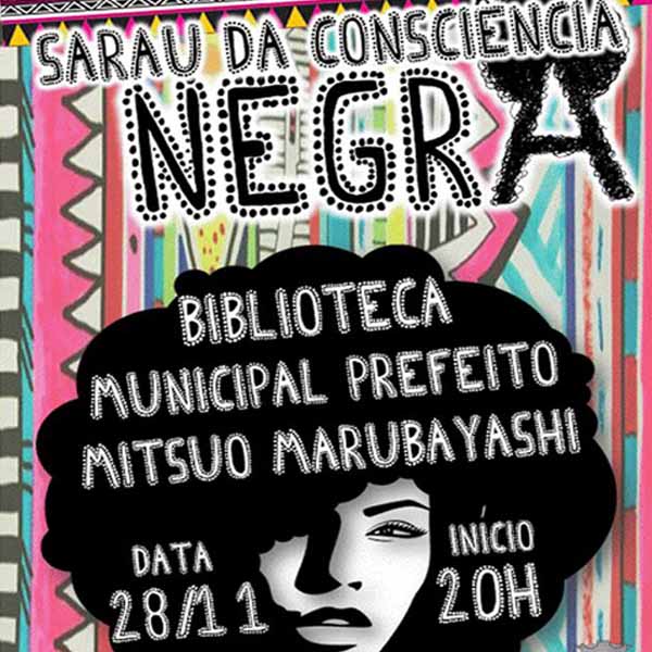 Biblioteca Municipal de Paraguaçu realiza Sarau da Consciência Negra neste sábado