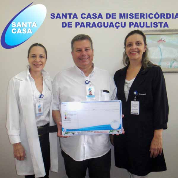 Santa Casa de Paraguaçu Paulista desenvolve placa de identificação de pacientes