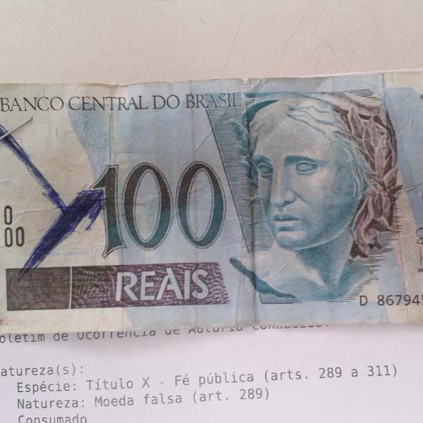 Empresa tem prejuízo ao receber nota falsa