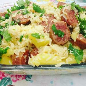 Arroz de panela de pressão