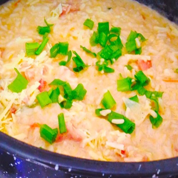 Risoto de calabresa (apimentado)
