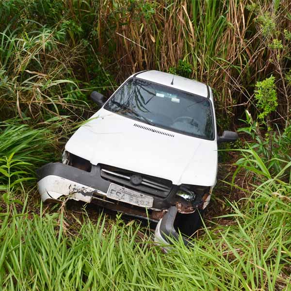 Motorista leva grande susto ao se envolver em acidente na rodovia