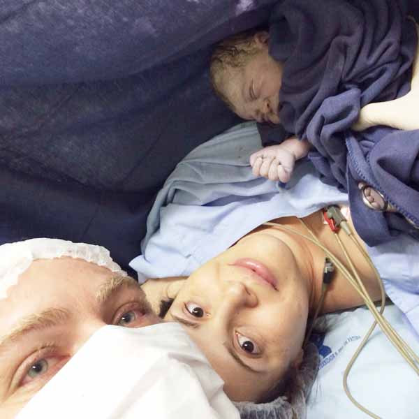 Nasce Eduardo César, filho de Evandro e Bruna