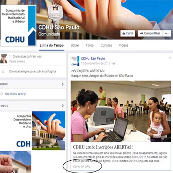Página falsa em rede social engana interessados em casas populares