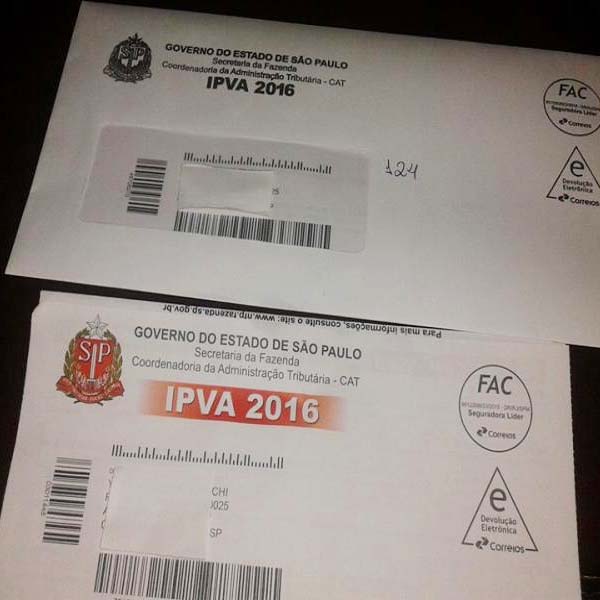 Estado alerta para golpe na cobrança do IPVA 2016