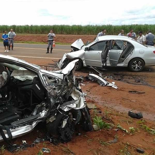 Colisão frontal deixa três mulheres mortas na SP-294 na região de Dracena