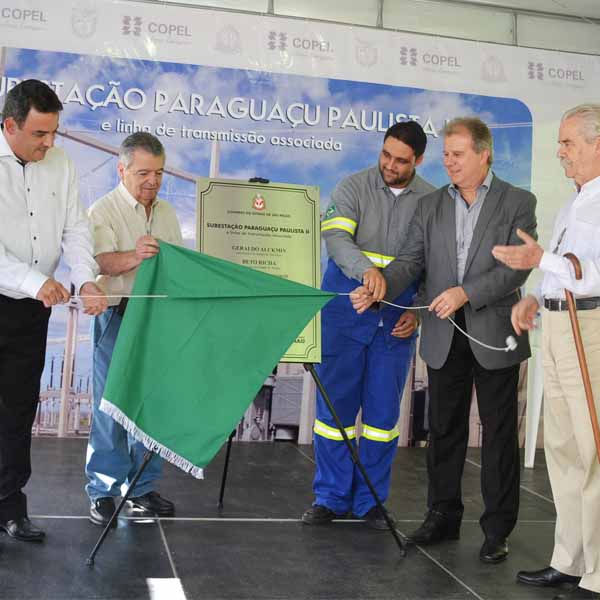 Subestação de energia da Copel é inaugurada em Paraguaçu Paulista