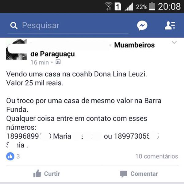 Prefeitura denuncia ao CDHU moradores que vendem casas populares