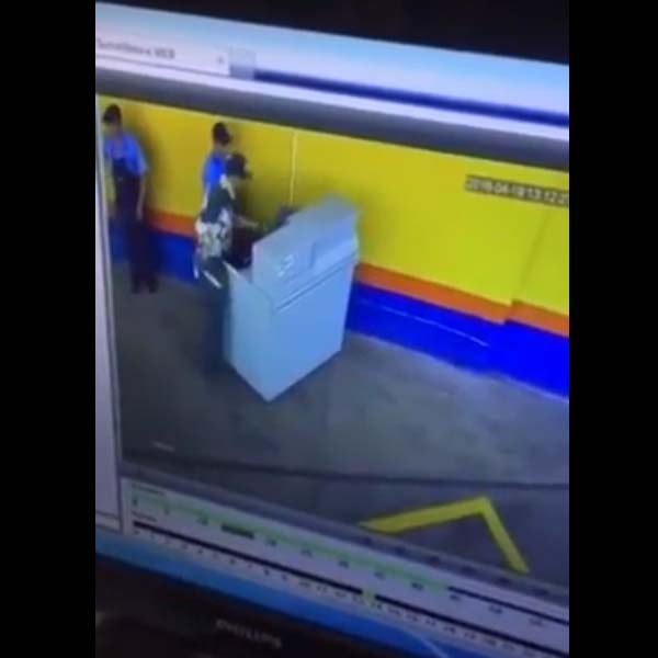 Homens assaltam posto de combustíveis em Paraguaçu e câmera de segurança registra a ação