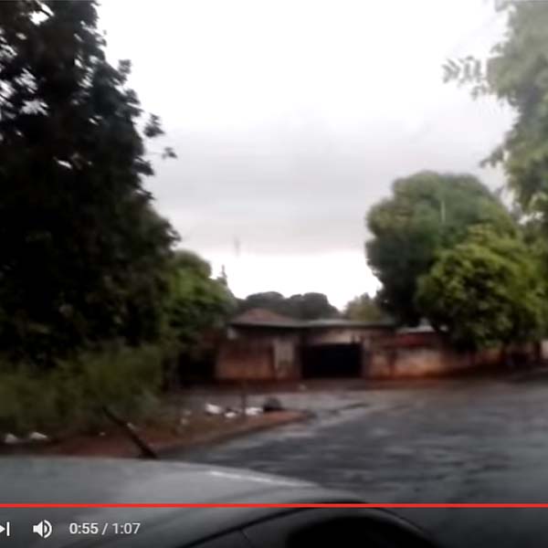 Paraguaçuenses são surpreendidos por raio durante filmagem