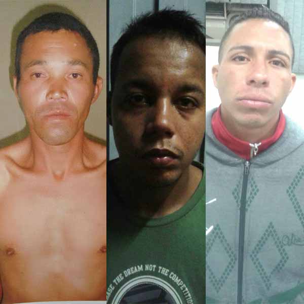 Acusados de furto de veículo e tráfico de drogas são capturados pela PM em Paraguaçu
