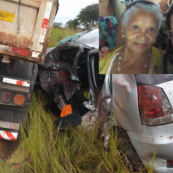 Mulher de 76 anos é a segunda vítima fatal de acidente ocorrido entre Paraguaçu e Lutécia