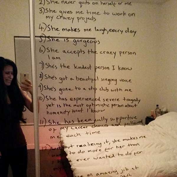 Homem homenageia esposa com depressão listando 15 motivos pelos quais a ama