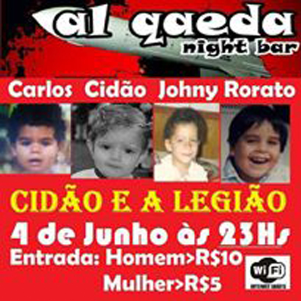 AL Qaeda Night Bar apresenta 'Cidão e a Legião' neste sábado