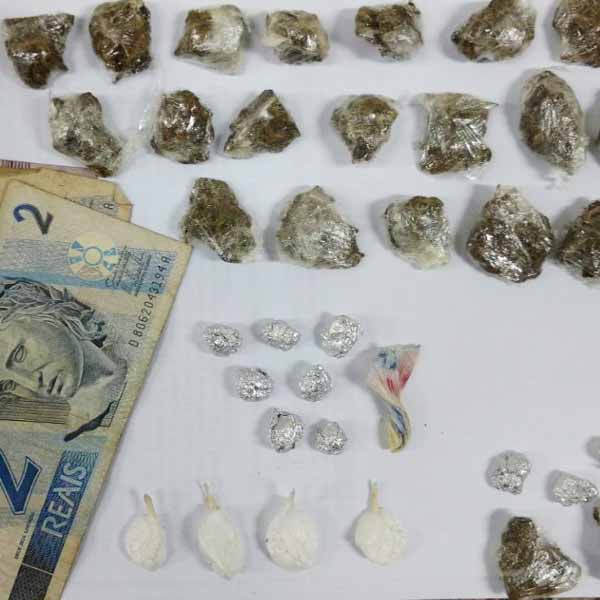 Adolescente confessa vender drogas e leva policiais até o local que as escondia