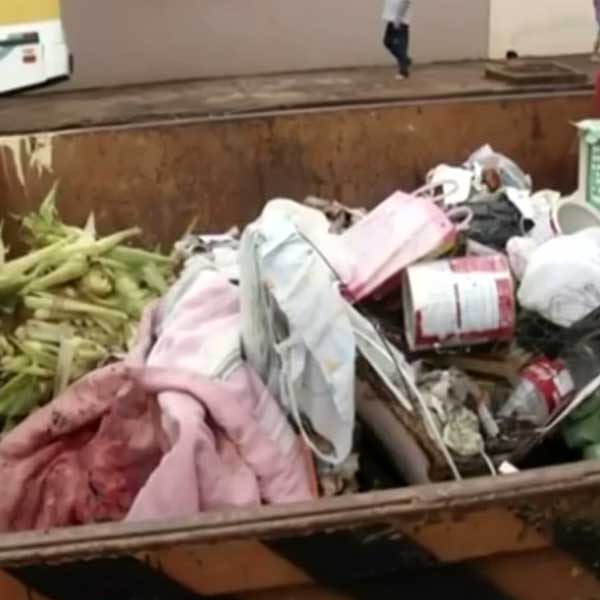 Laudo comprova que bebê morreu após ter sido jogado em caçamba