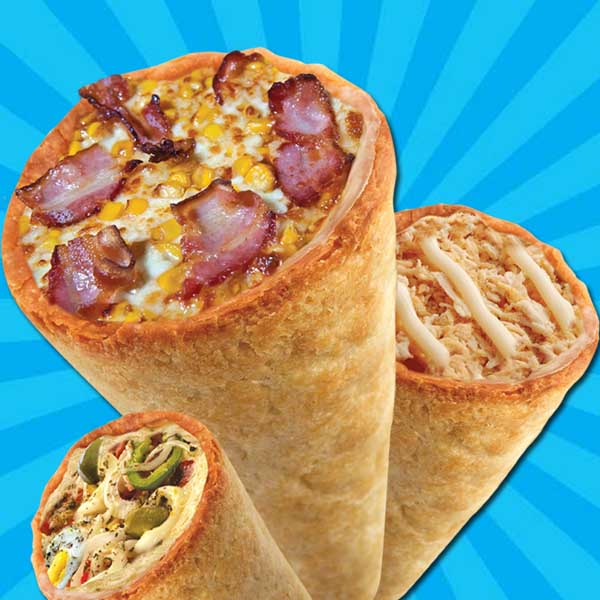 Pizza cone é a mais deliciosa novidade em Paraguaçu Paulista