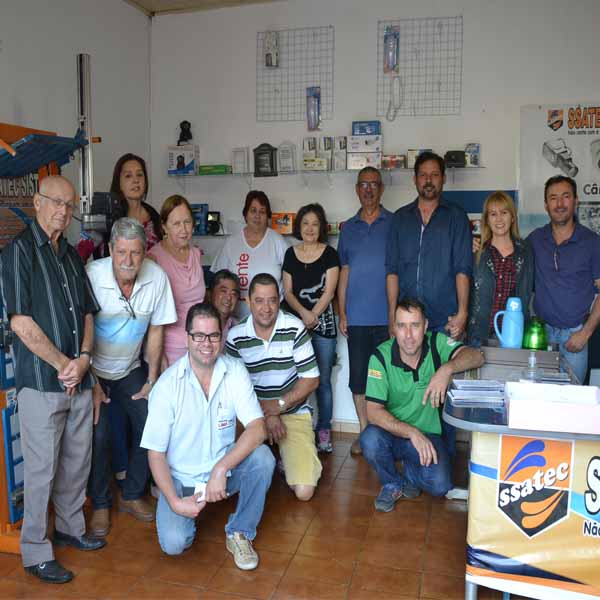Loja de Monitoramento Ssatec recebe o terço empresarial