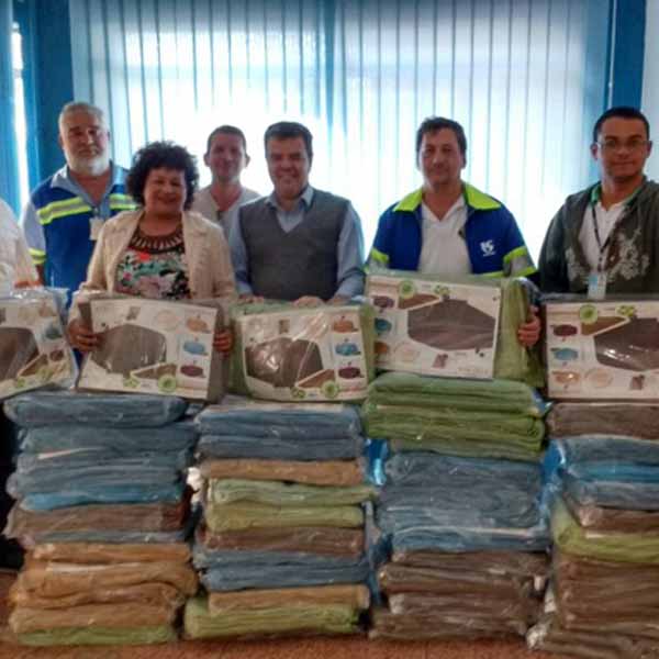 Com doação da Sabesp, Campanha do Agasalho entra em sua última fase em Paraguaçu