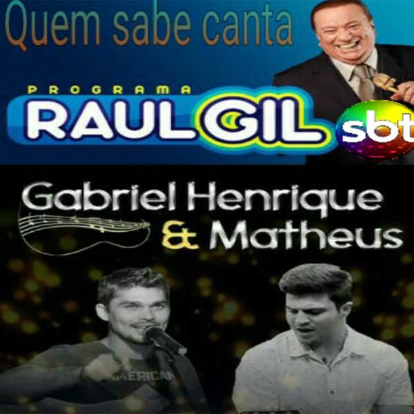 Dupla sertaneja de Quatá participa de quadro do programa Raul Gil