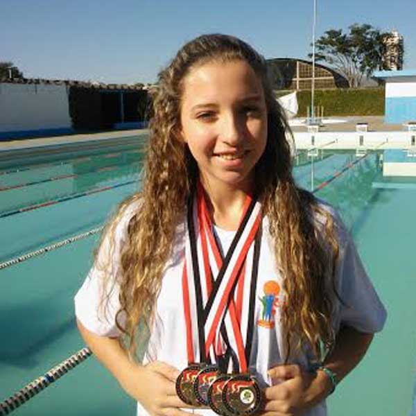 Nadadora paraguaçuense brilha nos Jogos Regionais