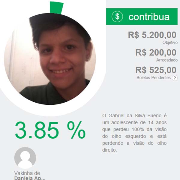 Família paraguaçuense faz campanha na internet para arrecadar dinheiro para cirurgia de adolescente