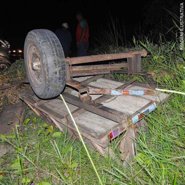 Carroceiro de 81 anos morre em acidente na rodovia Assis/Cândido Mota