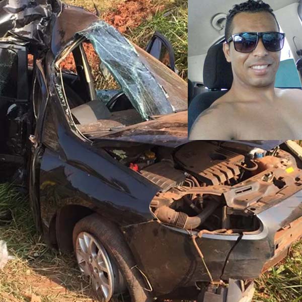Paraguaçuense morre após veículo bater contra árvore em Martinópolis