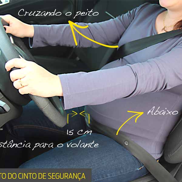 Grávidas ao volante: direção segura garante gestação sem riscos